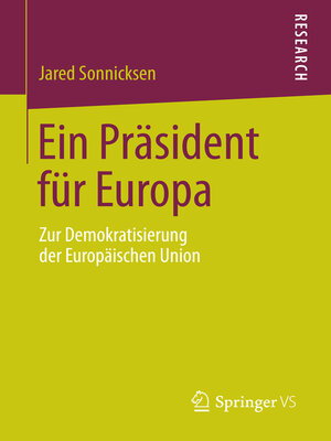 Ein Präsident für Europa - ebook